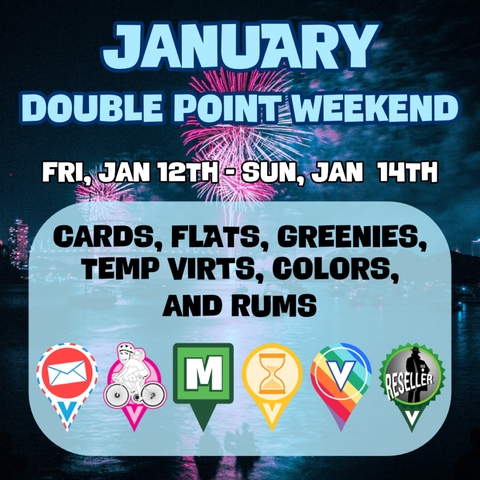 Munzee – Scavenger Hunt » January 2024 Double Points Weekend
